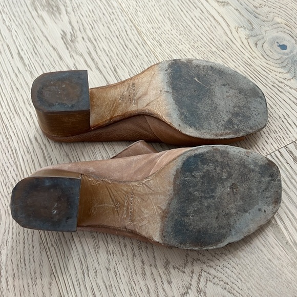 Mimosa Tan Open Toed Mule Sandals - Picture 5 of 5